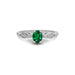 Emerald (Zambia) Sterling Silver Ring R15