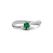 Emerald (Zambia) Sterling Silver Ring R17