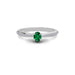 Emerald (Zambia) Sterling Silver Ring R25