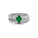 Emerald (Zambia) Sterling Silver Ring R27