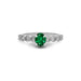 Emerald (Zambia) Sterling Silver Ring R29