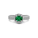 Emerald (Zambia) Sterling Silver Ring R30
