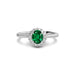 Emerald (Zambia) Sterling Silver Ring R35