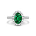 Emerald (Zambia) Sterling Silver Ring R40