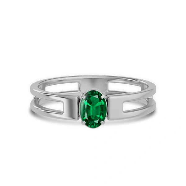 Emerald (Zambia) Sterling Silver Ring R45