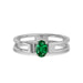 Emerald (Zambia) Sterling Silver Ring R45