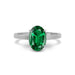 Emerald (Zambia) Sterling Silver Ring R49