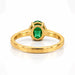 Emerald (Zambia) Gold Ring R54
