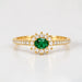 Emerald (Zambia) Gold Ring  R55