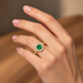 Emerald (Zambia) Gold Ring  R55