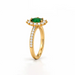 Emerald (Zambia) Gold Ring  R55