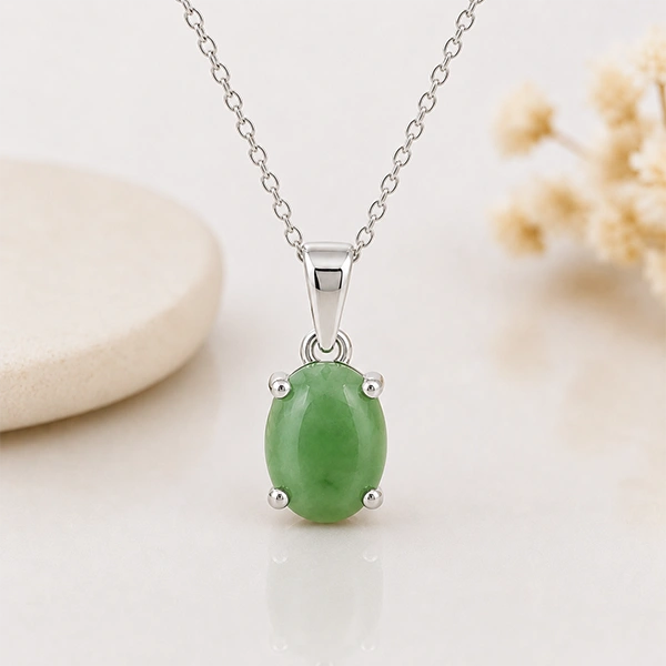 Jade Silver Pendant