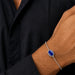 Lapis Lazuli Silver Rakhi Bracelet - RK-2LZ