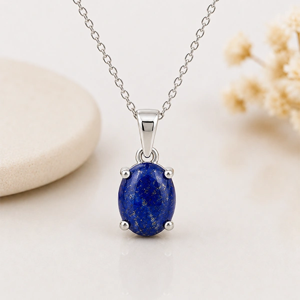 Lapis Lazuli Silver Pendant