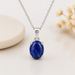 Lapis Lazuli Silver Pendant