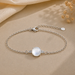 Moonstone Silver Rakhi Bracelet - RK-1MS