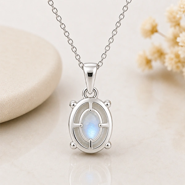 Moonstone Silver Pendant