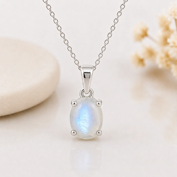 Moonstone Silver Pendant