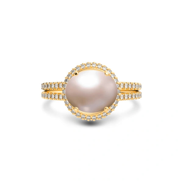 Pearl Panchdhatu Ring R11
