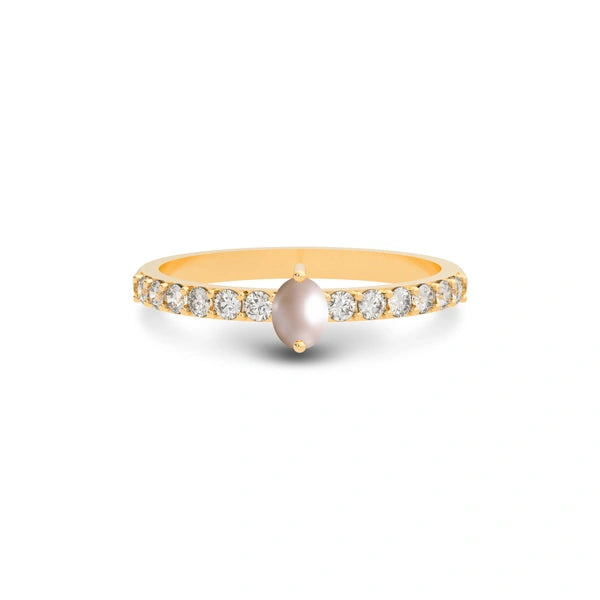 Pearl Panchdhatu Ring R20