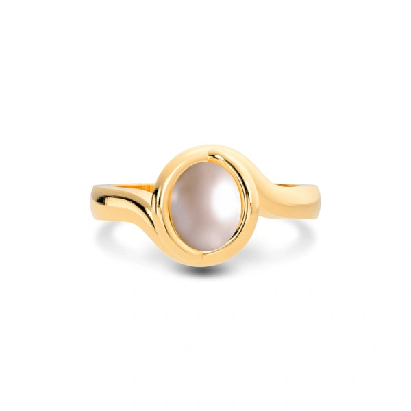 Pearl Panchdhatu Ring R22