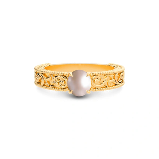 Pearl Panchdhatu Ring R33