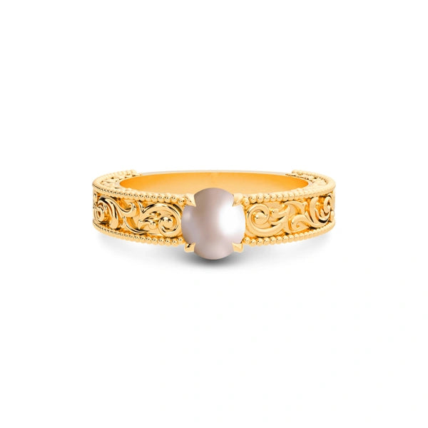 Pearl Panchdhatu Ring R33