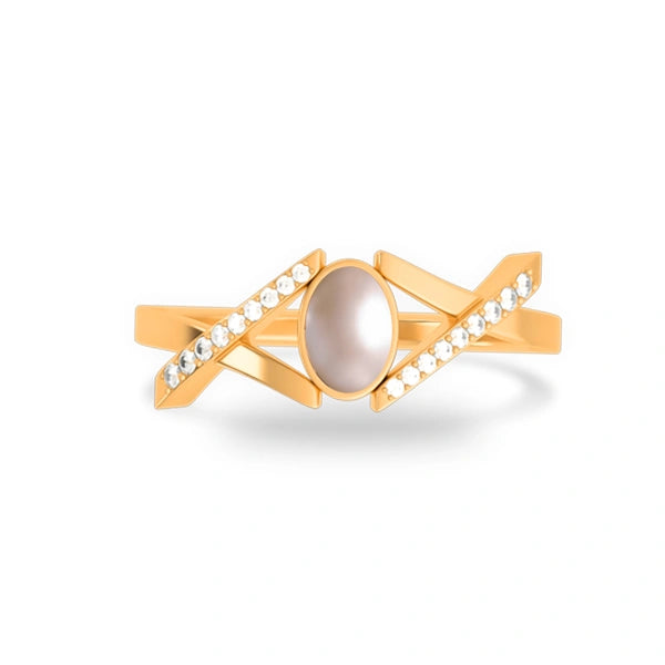Pearl Panchdhatu Ring R36