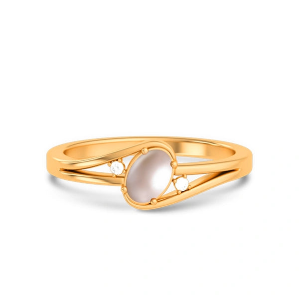 Pearl Panchdhatu Ring R44