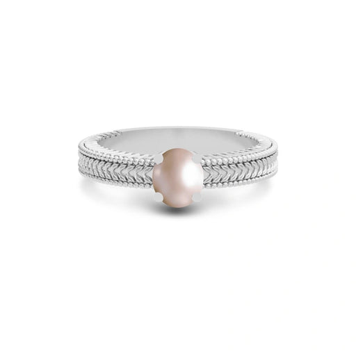 Pearl Platinum Ring R3