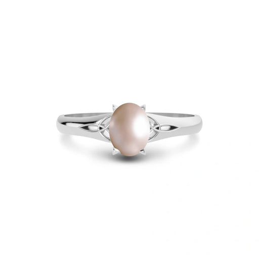 Pearl Platinum Ring R6