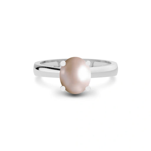 Pearl Platinum Ring R7