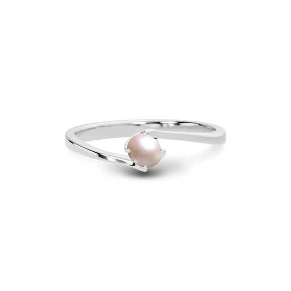 Pearl Platinum Ring R8