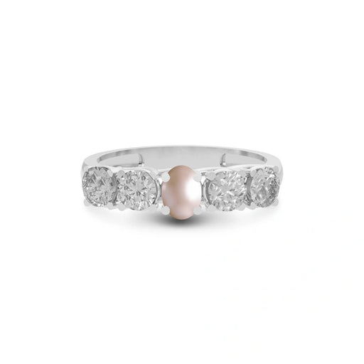 Pearl Platinum Ring R10