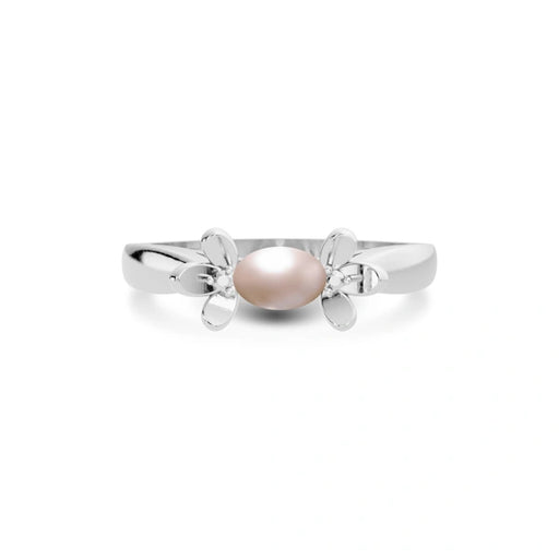 Pearl Platinum Ring R12