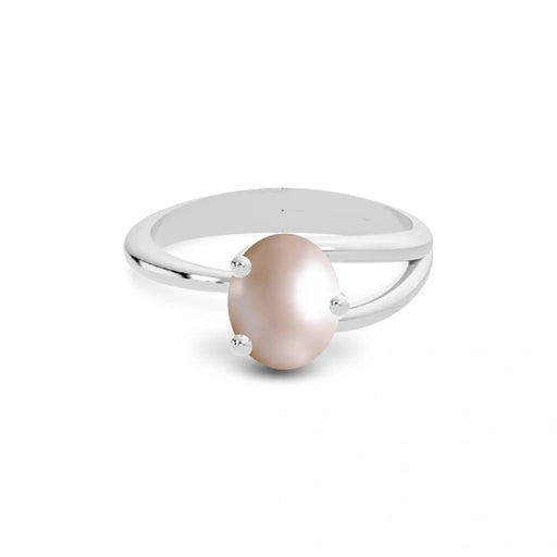 Pearl Platinum Ring R19