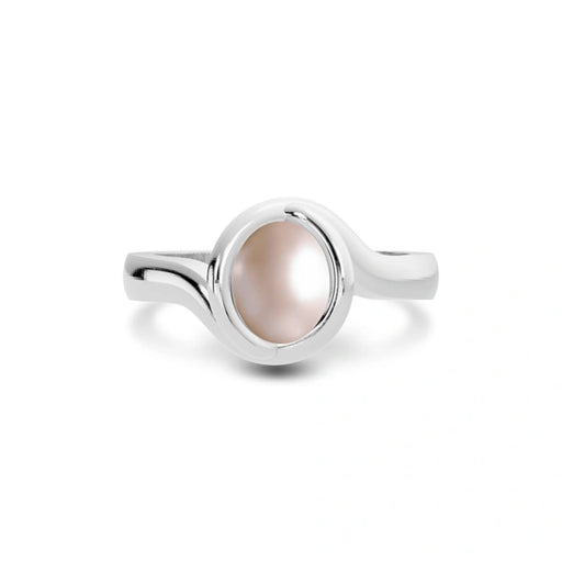 Pearl Platinum Ring R22