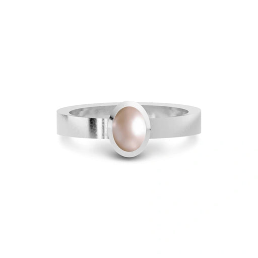 Pearl Platinum Ring R23