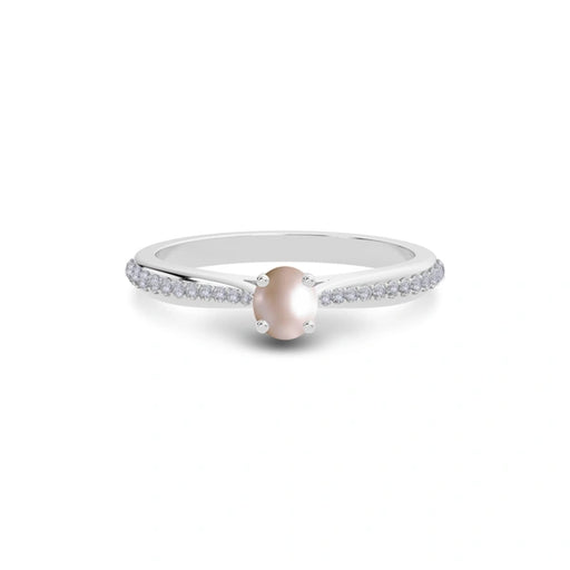 Pearl Platinum Ring R25