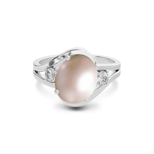 Pearl Platinum Ring R26
