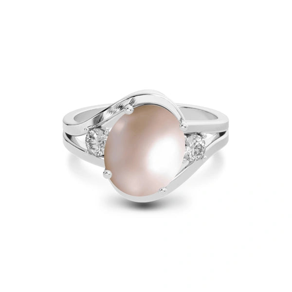 Pearl Platinum Ring R26