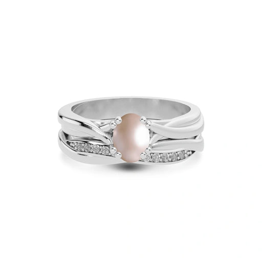 Pearl Platinum Ring R27