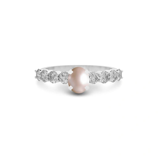 Pearl Platinum Ring R29