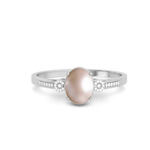 Pearl Platinum Ring R37