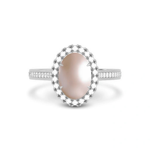 Pearl Platinum Ring R40