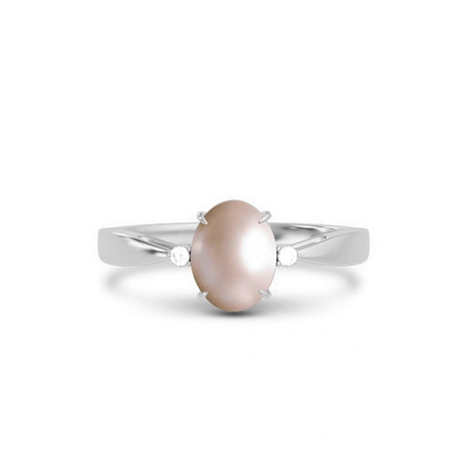 Pearl Platinum Ring R42