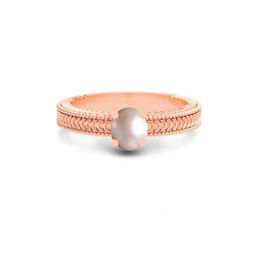 Pearl Rose Gold Ring R3