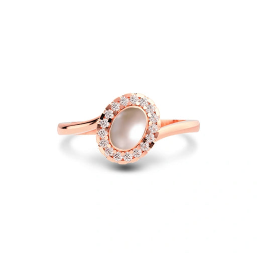 Pearl Rose Gold Ring R5