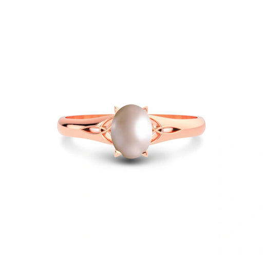 Pearl Rose Gold Ring R6