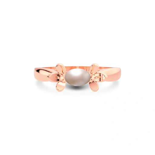 Pearl Rose Gold Ring R12